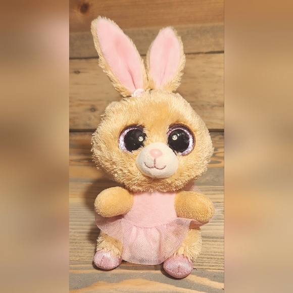 TY Beanie Boos Twinkle Toes bunny plush D79 - Picture 1 of 4
